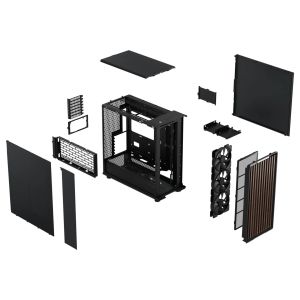 FD NORTH XL NEGRU CARBUNE