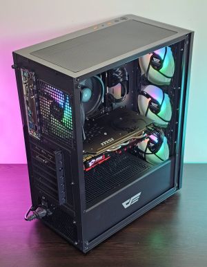 Ryzen 5-5500/ GTX 1070Ti 8GB/ SSD 512GB/ RAM 16GB/ Геймърски компютър DarkReaper S150