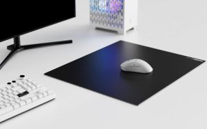 Superglide Gaming Glass Mousepad Superglide Pad v2 XL Black - 490 x 420 mm