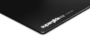 Superglide Gaming Glass Mousepad Superglide Pad v2 XL Black - 490 x 420 mm