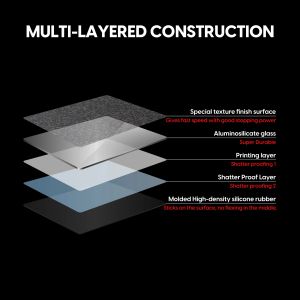 Superglide Gaming Glass Mousepad Superglide Pad v2 XL Black - 490 x 420 mm