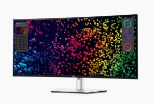 Монитор Dell U4025QW, 39.7" 5K UtraSharp Curved WUHD (5120x2160), AG, IPS, 21:9, 5ms, 1000:1, 600 cd/m2, DCI-P3 99%, HDMI, DP, HDR600, USB Hub, Thunderbolt 4/USB-C, USB 3.2, RJ45, Speacers, PbP,  Height Adjustable, Swivel, Tilt, Black