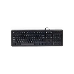 Клавиатура на Руски, A4tech KR92, USB, Черна, кирилизирана на Руски