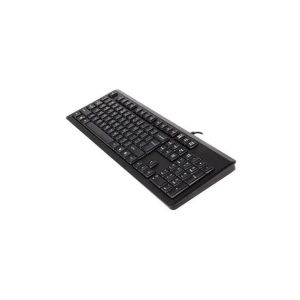 Клавиатура на Руски, A4tech KR92, USB, Черна, кирилизирана на Руски