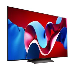Televizor LG OLED65C41LA, 65 inchi UHD OLED evo, 4K (3840 x 2160), DVB-C/T2/S2, ecran complet cinema, Alpha 9 AI 4K Gen7, 144Hz, ThinQ AI, HDR10, VRR, NVIDIA G-SYNC, AMD FreeSync, Dolby Vision, Dolby Atmos, Wi-Fi, Bluetooth, HDMI, USB, Airplay 2, Multi Vi