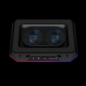 Gamdias Gaming Notebook Cooler 19" - AETHER P1 - USB-C/A Hub, RGB, Phone Stand