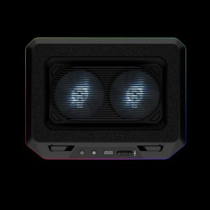 Gamdias Gaming Notebook Cooler 19" - AETHER P1 - USB-C/A Hub, RGB, Phone Stand