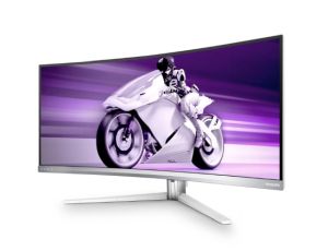 Монитор Philips Evnia 34M2C8600, 34" Curved 1800R, QD-OLED, 3440x1440@175Hz, 0.03ms GtG, 1000cd m/2, 1.000.000:1, Mega Infinity DCR, FlickerFree, Adaptive Sync, LowBlue Mode, 5Wx2+DTS, Tilt, Height Adjust, Swivel, 2xHDMI, DP, USB hub, White