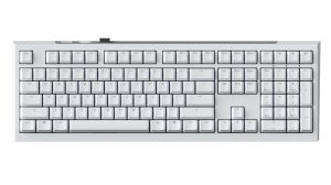 Ducky професионална геймърска механична клавиатура Professional Gaming Mechanical Keyboard One X Wireless White - Ducky AI Switches [Linear], Bluetooth, 2.4