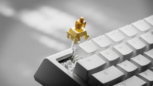 Ducky професионална геймърска механична клавиатура Professional Gaming Mechanical Keyboard One X Wireless White - Ducky AI Switches [Linear], Bluetooth, 2.4