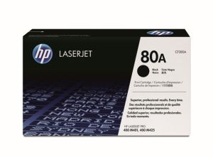 Cartuș de toner original HP 80A CF280A negru capacitate standard 2.560 pagini 1 pachet