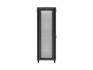Комуникационен шкаф Lanberg rack cabinet 19" free-standing 47U/800X800 (FLAT PACK) with mesh door LCD black