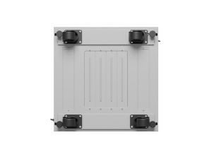 Комуникационен шкаф Lanberg rack cabinet 19" free-standing 15U/600x600 (flat pack) with glass door lcd grey v2