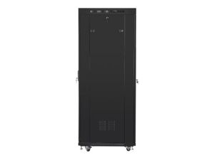 Комуникационен шкаф Lanberg rack cabinet 19" free-standing 37U/800x1000 (flat pack) with glass door lcd black v2