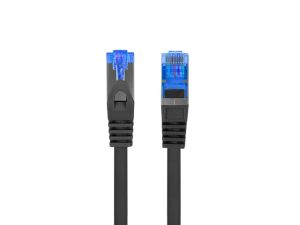 Кабел Lanberg patch cord CAT.6A FTP LSZH CCA 20m Fluke Passed, black
