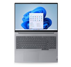 Laptop Lenovo ThinkBook 16 G7 Intel Core Ultra 5 125U (up to 4.3GHz, 12MB), 16GB DDR5 5600MHz, 512GB SSD, 16" WUXGA (1920x1200) IPS AG, FHD&IR Cam, Backlit KB, WLAN, BT, Backlit KB, Arctic Gray , FPR, DOS, 3Y CCI
