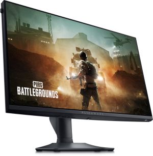 Monitor Dell Alienware AW2523HF, 24,5" LED anti-reflecție, IPS, 0,5 ms GtG, FullHD 1920x1080, 1000:1, 400 cd/m2, AMD FreeSync Premium, G-Sync, 99% sRGB, HDMI, DP, Hub USB ComfortView, înălțime reglabilă, pivot, pivotant, negru
