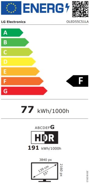 Телевизор LG OLED55C51LA, 55" UHD OLED evo, 4K (3840 x 2160), DVB-C/T2/S2, Full Cinema Screnn, Alpha 9 AI 4K Gen8, 120Hz Native (VRR 144Hz), ThinQ AI, HDR10, VRR, NVIDIA G-SYNC, AMD FreeSync, Dolby Vision, Dolby Atmos, Wi-Fi 6, Bluetooth, HDMI, USB, Airpl