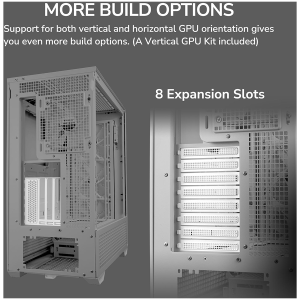 COUGAR MX600 PC Case, Mid Tower, White