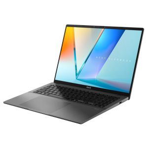 Лаптоп Asus Vivobook S S3607VA-RP031,Intel i7-13620H  2.4 GHz (24MB Cache, up to 4.9 GHz),, 16.00" OLED WUXGA(WU) 1920X1200 16:10,LPDDR5  16GB  (8 on BD),1TB SSD G4,Backlit Chiclet  with Num-key, No OS, GRAY+Backpack