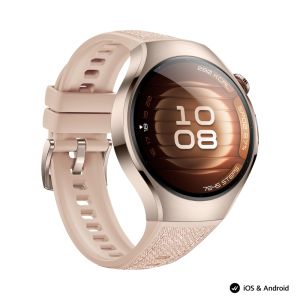 Часовник Huawei Watch 5, Soc-L29L, Stellar Beige + Huawei FreeBuds 6i White