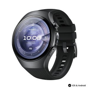 Часовник Huawei Watch 5, Rates-L19F, Black + Huawei FreeBuds 6i White