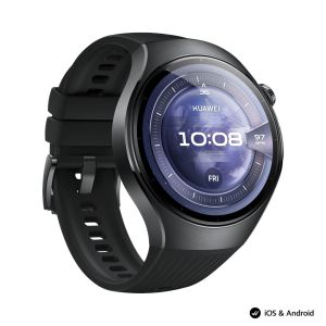 Часовник Huawei Watch 5, Rates-L19F, Black + Huawei FreeBuds 6i White