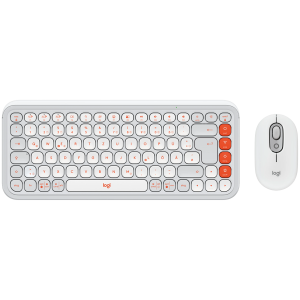 LOGITECH POP ICON COMBO - OFF WHITE - US INT'L - BT  - INTNL-973