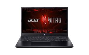 Лаптоп Acer Nitro V15, ANV15-51-55D7, Intel® Core™ i5-13420H ( up to 4.6GHz, 12MB) 165Hz, 1*16GB DDR5, 512GB PCIe NVMe SSD, GeForce RTX 4050 6GB GDDR6, INTEL 2X2 AX+BT, HD Cam, FP, KB Backlight, No OS, Black