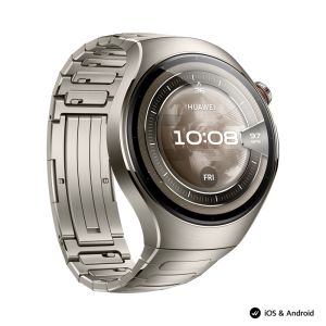 Часовник Huawei Watch 5, Rates-L29M, Space Siliver + Huawei FreeBuds 6i White