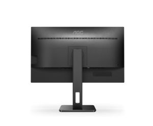 Монитор AOC 24P2QM, 23.8" VA WLED, 1920x1080@75Hz, 4ms GtG, 300cd m/2, 3000:1, 50M:1 DCR, Adaptive Sync, Low Blue Light, FlickerFree, 2Wx2, Tilt, Height Adjust, Pivot, Swivel, D-SUB, DVI, HDMI, DP, USB hub
