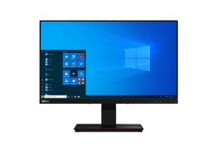 Monitor Lenovo ThinkVision T24t-20 23.8" Multi-touch, IPS, 1920x1080, AG, 16:9, 60Hz, 1000:1, 4ms, HDMI, DP, USB-C, Tilt, Height Adjust Stand, 3Y