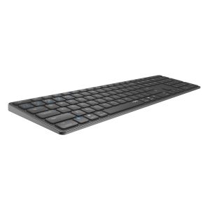 Tastatură fără fir Rapoo E9800M, structură X, multimod, Bluetooth, 2,4 GHz, negru