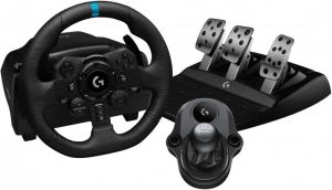 Racing Wheel LOGITECH G923 + G29 Shifter for PS5/PS5/PC