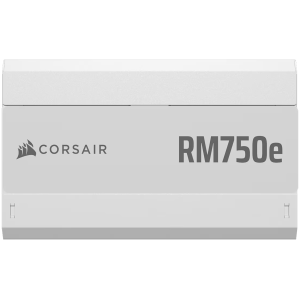 Corsair RMe White Series, RM750e White, 750 Watt, Cybenetics Gold Certified, Fully Modular Power Supply