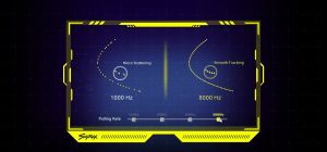 Scyrox професионална геймърска мишка V8 Yellow - Wireless Gaming Mouse - 8K Polling Rate