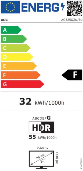 Монитор AOC AG325QZN/EU, 31.5