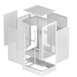 DeepCool Case mini-ITX - CH170 DIGITAL White