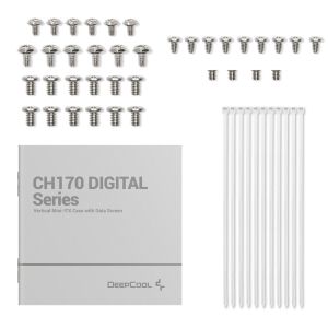 DeepCool Case mini-ITX - CH170 DIGITAL White