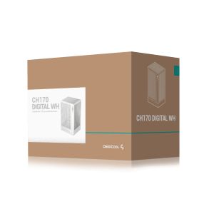 DeepCool Case mini-ITX - CH170 DIGITAL White