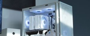 DeepCool CPU Cooler AG620 WH - Addressable RGB V2, Dual-Tower - LGA1700/AM5