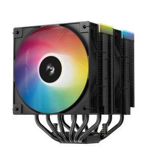 DeepCool CPU Cooler AG620 BK - Addressable RGB V2, Dual-Tower - LGA1851/AM5