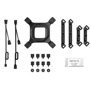 DeepCool CPU Cooler AG620 BK - Addressable RGB V2, Dual-Tower - LGA1851/AM5