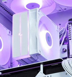 DeepCool CPU Cooler AG400 White - Addressable RGB V2 - LGA1851/AM5