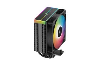 DeepCool CPU Cooler AG400 Black - Addressable RGB V2 - LGA1851/AM5