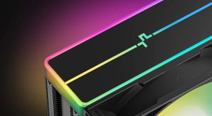 DeepCool CPU Cooler AG400 Black - Addressable RGB V2 - LGA1851/AM5