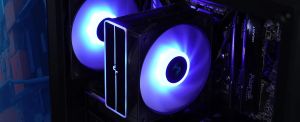 DeepCool CPU Cooler AG400 Black - Addressable RGB V2 - LGA1851/AM5