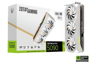 Graphic card ZOTAC GAMING RTX 5090 SOLID OC White Edition 32GB GDDR7
