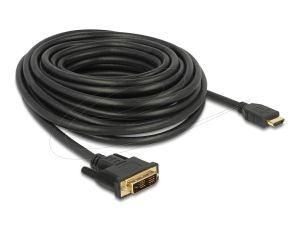 Delock HDMI to DVI 18+1 cable bidirectional 10 m