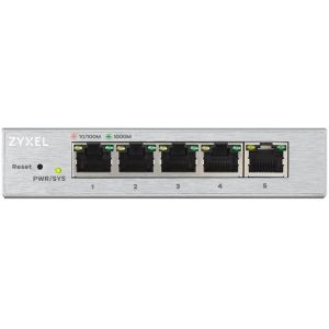 Switch ZyXEL GS-1200-5, 5 porturi, Gigabit, gestionat de web
